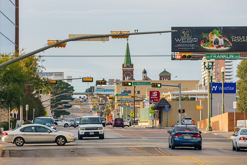El Paso city streets